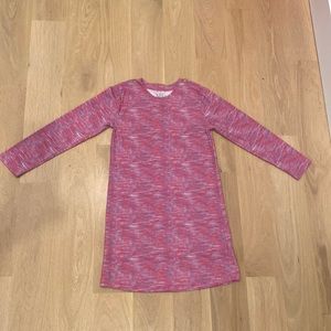 Egg New York Girls Size 14 Space Dye Selva Dress (Pink / Purple)